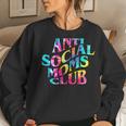 Retro Vintage Anti Social Moms Club Mom Life Mothers Day Women Crewneck Graphic Sweatshirt Gifts for Her