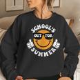 Schools Out For Summer Last Day Of School Smile Teacher Life Women Sweatshirt Gifts for Her