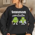 Shenanigans Coordinator Teacher St Patricks Day Shenanigans V2 Women Crewneck Graphic Sweatshirt Gifts for Her