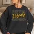 I Speak Name Of Jesus Christian Prayer To The Church Women Sweatshirt Gifts for Her