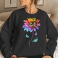 Sunflower Autism Awareness Be Kind Puzzle Mom Support Kids Women Sweatshirt Gifts for Her