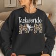 Taekwondo Mom Of A Taekwondo Fighter Taekwondo Mama Women Crewneck Graphic Sweatshirt Gifts for Her