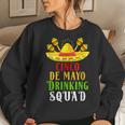 Tequila Squad Drinking Cinco De Mayo Women Sweatshirt Gifts for Her