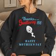 Thanks For Not Swallowing Me Happy Mothers Day Funny Women Crewneck Graphic Sweatshirt Gifts for Her