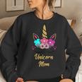 Unicorn MomShirt Mom Of The Birthday Girl Women Sweatshirt Gifts for Her