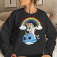 Unicorn Narwhal Rainbow Best Friends Unicorn Squad Women Sweatshirt Gifts for Her