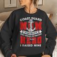 Veteran Quotes - Coast Guard Mom Women Crewneck Graphic Sweatshirt Gifts for Her