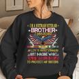Vietnam Veteran Sisters Proud Vet Brother Fathers Day Women Crewneck Graphic Sweatshirt Gifts for Her