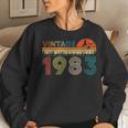 Vintage 1983 40 Years Old 40Th Birthday Gifts For Men Women Women Crewneck Graphic Sweatshirt Gifts for Her
