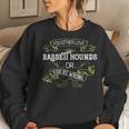 Vintage Bassett Hound Retro Love Best Breed Mom Dad Doggo Women Sweatshirt Gifts for Her