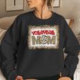 Volleyball Mom Leopard Sport Ball Mom Women Sweatshirt Gifts for Her