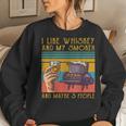 I Like My Whiskey And My Smoker And Maybe 3 People Women Sweatshirt Gifts for Her