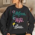 Wife Mom Boss Lady Sweatshirt Gifts for Her