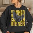 Winner Winner Chicken Dinner ChickenWomen Sweatshirt Gifts for Her