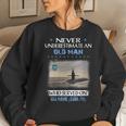 Womens Uss Maine Ssbn-741 Submarine Veterans Day Father Day Women Crewneck Graphic Sweatshirt Gifts for Her