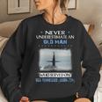 Womens Uss Tennessee Ssbn-734 Submarine Veterans Day Father Day Women Crewneck Graphic Sweatshirt Gifts for Her