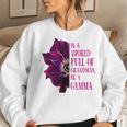 Anemone World Full Of Grandmas Be Gamma Grandmas Gifts Women Crewneck Graphic Sweatshirt Gifts for Her
