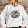 Fall Pumpkin Blessed Gift For Autumn Lovers Women Crewneck Graphic Sweatshirt Gifts for Her