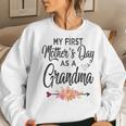 Womens My First As A Grandma 2023 Women Women Sweatshirt Gifts for Her