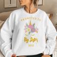 Kids Promoted To Big Sister 2020 Unicorn Face Women Sweatshirt Gifts for Her