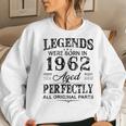Womens Vintage 1962 Funny 60 Years Old Men And Women 60Th Birthday Women Crewneck Graphic Sweatshirt Gifts for Her