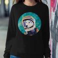 Adorable Husky Astronaut For Husky Dog Lovers Mom Dads Women Sweatshirt Unique Gifts