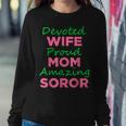 Aka Sorority 1908 Devoted Wife Proud Mom Amazing Soror Aka Women Sweatshirt Unique Gifts