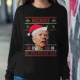 Anti Biden Merry St Patricks Day Ugly Christmas Sweater Women Crewneck Graphic Sweatshirt Funny Gifts
