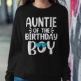 Auntie Of The Birthday Boy Mom Dad Kids Family Matching Women Sweatshirt Unique Gifts