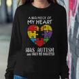 Autism Awareness - Dad Mom Daughter Autistic Kids Awareness Women Crewneck Graphic Sweatshirt Funny Gifts