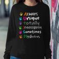 Autism Awareness Support Autism Kids For Mom Dad Women Crewneck Graphic Sweatshirt Funny Gifts