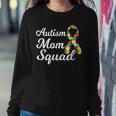 Autism Mom Squad Autism AwarenessPuzzle Ribbon Sweatshirt Unique Gifts
