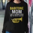 Baritone Mom Marching Band Women Crewneck Graphic Sweatshirt Personalized Gifts