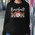 Baseball Mom Leopard Softball Mom 2023 Women Sweatshirt Unique Gifts