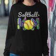 Baseball Mom Love Tie Dye Softball Mom Mother´S Day Women Sweatshirt Unique Gifts