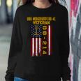 Battleship Uss Mississippi Bb-41 Warship Veteran Grandpa Dad Women Crewneck Graphic Sweatshirt Funny Gifts