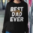 Best Dad Ever Sleeping Sloth Lazy Father Fathers Day Women Sweatshirt Unique Gifts