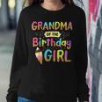 Birthday Grandma Of The Bday Girls Ice Cream Party Family Women Sweatshirt Unique Gifts