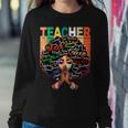 Black Teacher Educator Magic Africa Proud History Men Women V3 Women Crewneck Graphic Sweatshirt Funny Gifts