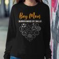 Boy Mom Surrounded By Balls Sports Kind Football Baseketball Women Crewneck Graphic Sweatshirt Funny Gifts