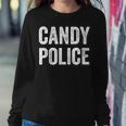 Candy Police Mom Dad Parents Costume For Halloween Women Crewneck Graphic Sweatshirt Funny Gifts