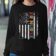 Classic Distressed Flag Gift For Emergency Room - Er Nurses Women Crewneck Graphic Sweatshirt Funny Gifts