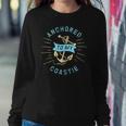 Coastie Wife Us Coast Guard Uscg - Anchored To Women Crewneck Graphic Sweatshirt Funny Gifts
