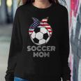 Cool Soccer Mom Jersey For Parents Of Womens Soccer Players Women Crewneck Graphic Sweatshirt Funny Gifts