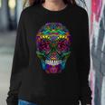 Day Of The Dead Rainbow Skull Dia De Los Muertos Women Sweatshirt Unique Gifts
