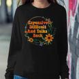Expensive Difficult And Talks Back Mom Life Mothers Day Women Crewneck Graphic Sweatshirt Personalized Gifts