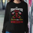 Firefighter Wife Mom Teacher Mom Firefighter Wife Gift Women Crewneck Graphic Sweatshirt Funny Gifts
