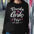 Womens Florida Girls Trip 2023 Cute Girls Weekend Road Trip Women Sweatshirt Unique Gifts