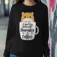 Funny Hamster Hamster Mom Women Crewneck Graphic Sweatshirt Funny Gifts