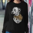 Funny Leopard Dalmatian Mom Costume Mothers Day Gift Women Crewneck Graphic Sweatshirt Funny Gifts